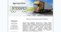 Desktop Screenshot of intersped.org